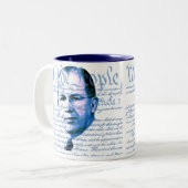 Ezra Taft Benson Tweekleurige Koffiemok (Voorkant links)