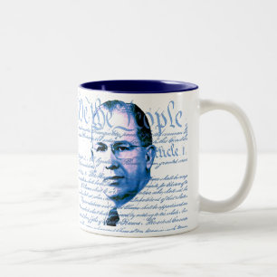Ezra Taft Benson Tweekleurige Koffiemok