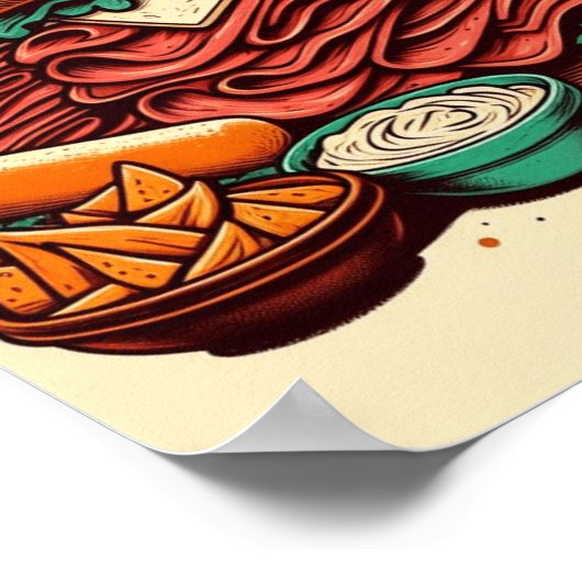 Ezra's Deli Poster (Hoek)