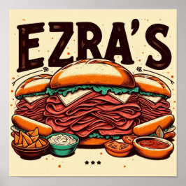 Ezra's Deli Poster