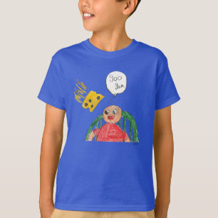Ezra's kaas op je baby's gezicht t-shirt