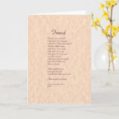 F07: Één van mijn vrienden is u Kaart (Gele Bloem)