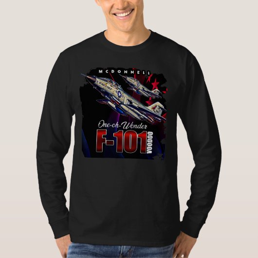 F101 Voodoo USAF langeafstandsbommenwerper Superso T-shirt (Voorkant)