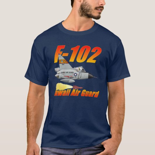 F102 T-shirt van de Hawaii-luchtwacht (Voorkant)