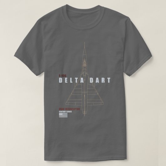 F106 Delta Dart 1 T-shirt (Design voorkant)