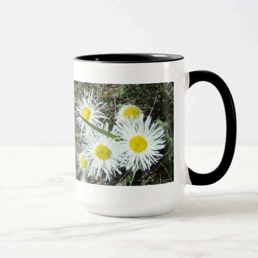 F10 Witte Veldbloemen Mok (Rechts)