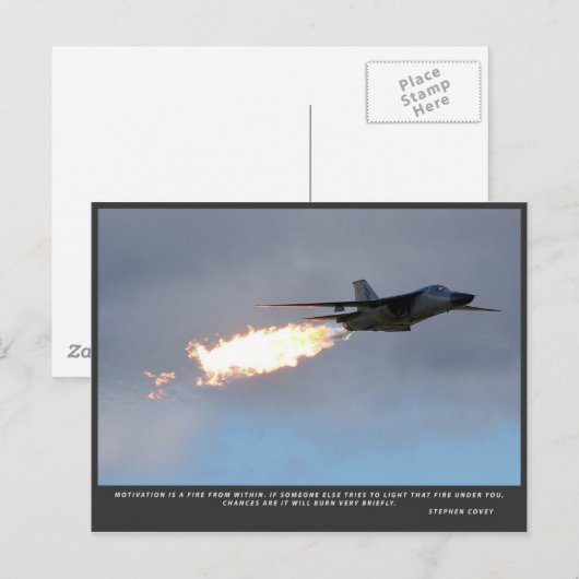 F111 Motivatie Briefkaart (Voorkant / Achterkant)