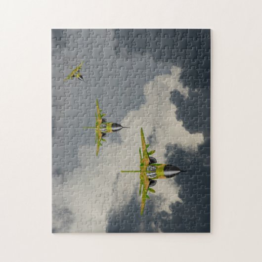 F111 VECHTERS IN UW GEZICHT LEGPUZZEL (Verticaal)