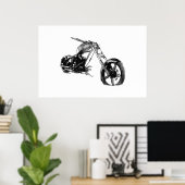 F117 Motorrijwielen Poster (Thuiskantoor)