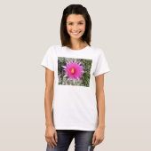 F12 Ball Cactus Flower "Escobaria vivipara" T-shirt (Voorkant volledig)