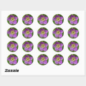 F13 Prickly Roos Alberta Wilde Roos Ronde Sticker (Vel)