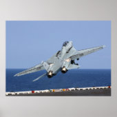 F14 Katapulten in de lucht Poster (Voorkant)