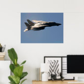 F14 Over de Middellandse Zee Poster (Thuiskantoor)