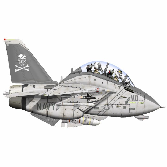 F14 Schema Fotobeeldje Ornament (Voorkant)