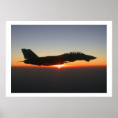 F14 Tomcat Fighter Jet Afghanistan Poster (Voorkant)