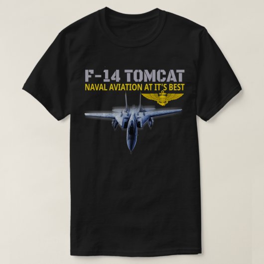 F14 Tomcat in actie T-shirt (Design voorkant)