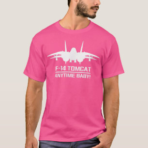 F14 Tomcat Militaire Vighter Jet Vliegtuig aan de  T-shirt