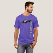 F14 Tomcat straaljagers 4 T-shirt (Voorkant volledig)