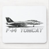 F14 Tomcat VF-103 Jolly Rogers - tekening Muismat (Voorkant)