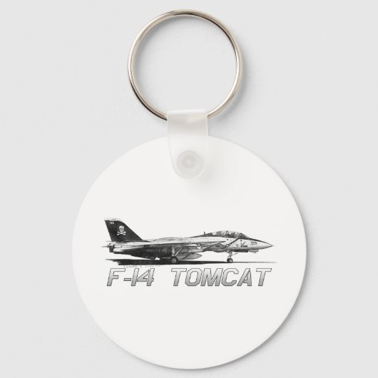 F14 Tomcat VF-103 Jolly Rogers - tekening Sleutelhanger (Voorkant)