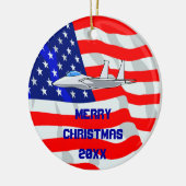 F15 Eagle straaljager Keramisch Ornament (Links)