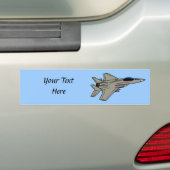 F15-gevechtsvliegtuig Bumpersticker (Op auto)