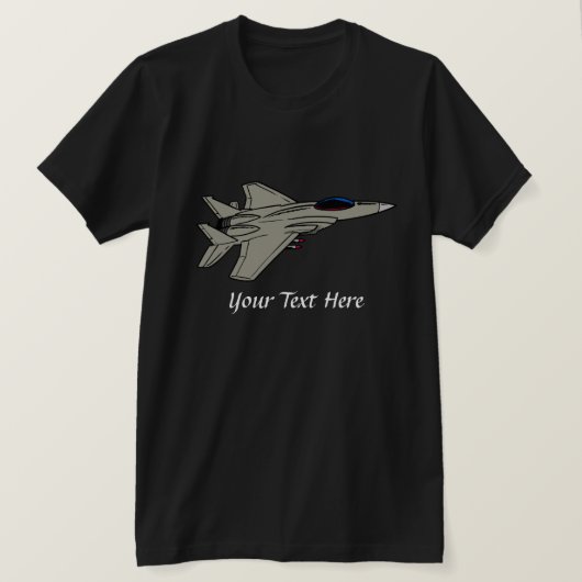 F15-gevechtsvliegtuig T-shirt (Design voorkant)