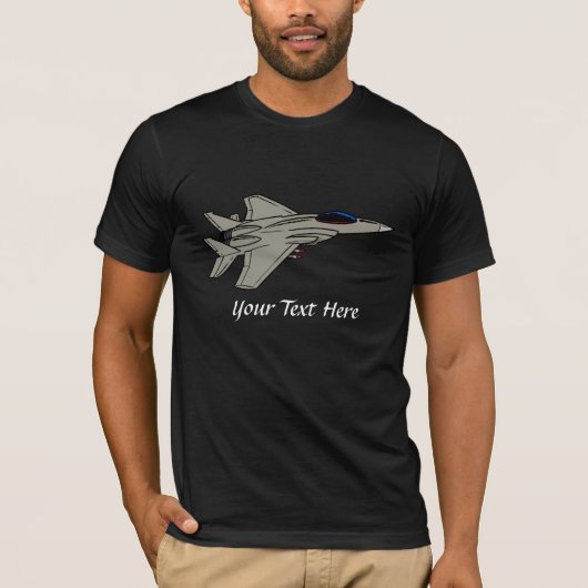 F15-gevechtsvliegtuig T-shirt (Voorkant)