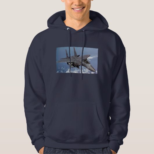F15 Strike Eagle Foto Hoodie (Voorkant)