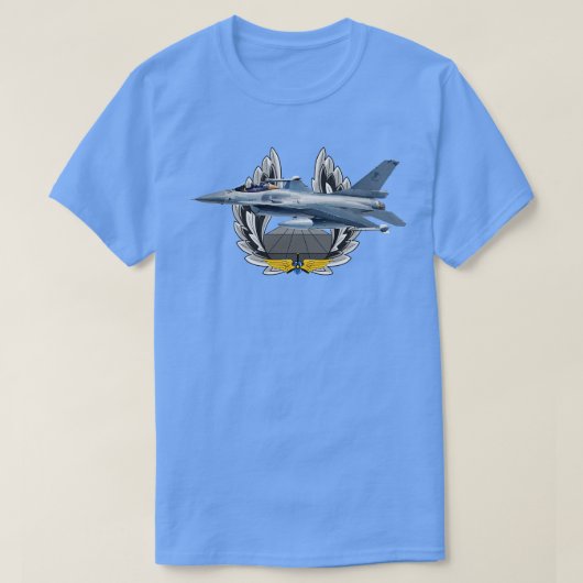 F16 Bestrijding valk 1 T-shirt (Design voorkant)