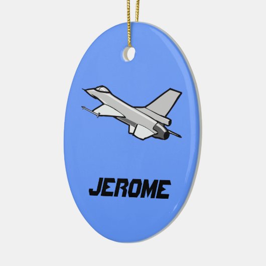  F16 Fighting Falcon-ontwerp Keramisch Ornament (Links)