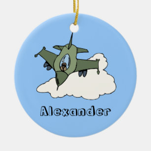 F16 Fighting Falcon-ontwerp Keramisch Ornament