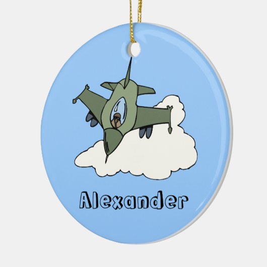  F16 Fighting Falcon-ontwerp Keramisch Ornament (Links)