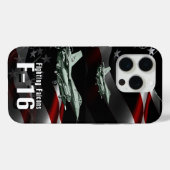 F16 gevechten valken gevechtsvliegtuig telefoon ge Case-Mate iPhone case (Achterkant (horizontaal))