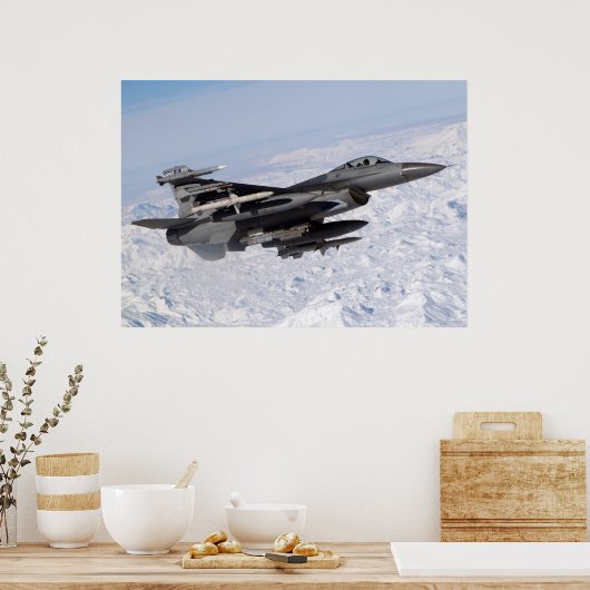 F16 op Northern Watch Poster (Keuken)