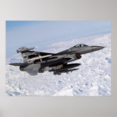 F16 op Northern Watch Poster (Voorkant)