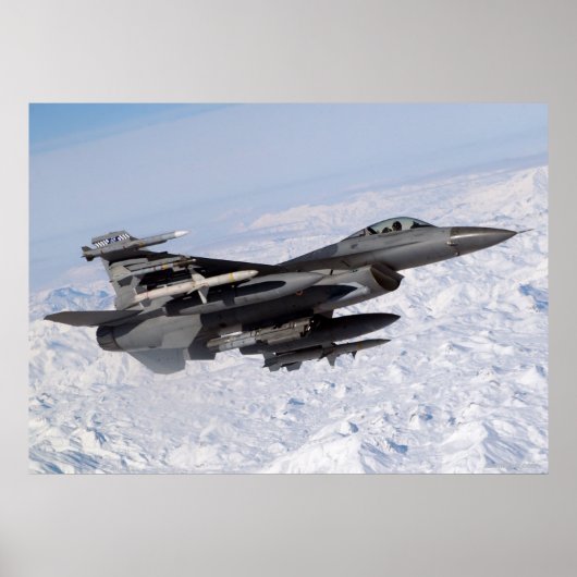 F16 op Northern Watch Poster (Voorkant)