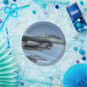 F16 Strijd tegen valken militaire jets Papieren Bordje (Feest)