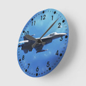 F16 Strijd tegen valkstrijder in vlucht Ronde Klok (Hoek)