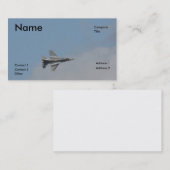 F16 waterdamp visitekaartje (Voorkant / Achterkant)