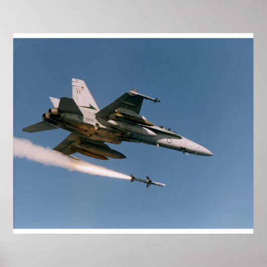 F18 Fires Sidewinder Poster (Voorkant)
