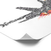 F18 Hornet Fighter Jet - Statisch Poster (Hoek)