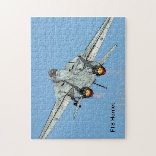 F18 Hornet Puzzle Legpuzzel (Verticaal)