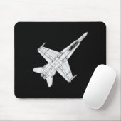 F18 Mousepad Muismat (Met muis)