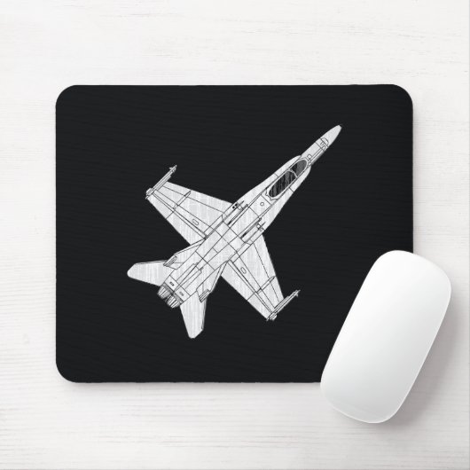 F18 Mousepad Muismat (Met muis)