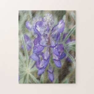F18 Paarse Wilde Bloemen Eenjarige Lupine Legpuzzel