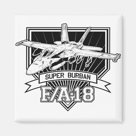 F18 super BURBAN Magneet (Voorkant)