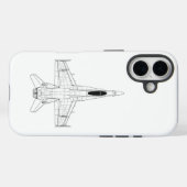 F18 Super Hornet Case-Mate iPhone Case (Achterkant (horizontaal))