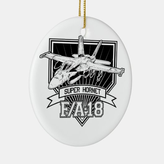 F18 Super Hornet Keramisch Ornament (Rechts)
