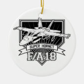 F18 Super Hornet Keramisch Ornament (Voorkant)